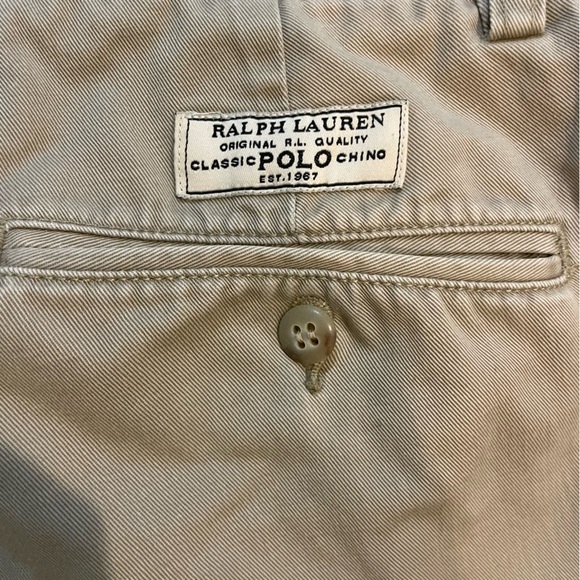 Polo Ralph Lauren Prospect Khaki Pants 32 Waist Men’s Casual Everyday Tan Chino - Picture 9 of 10